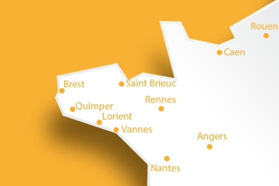 Carte du grand ouest